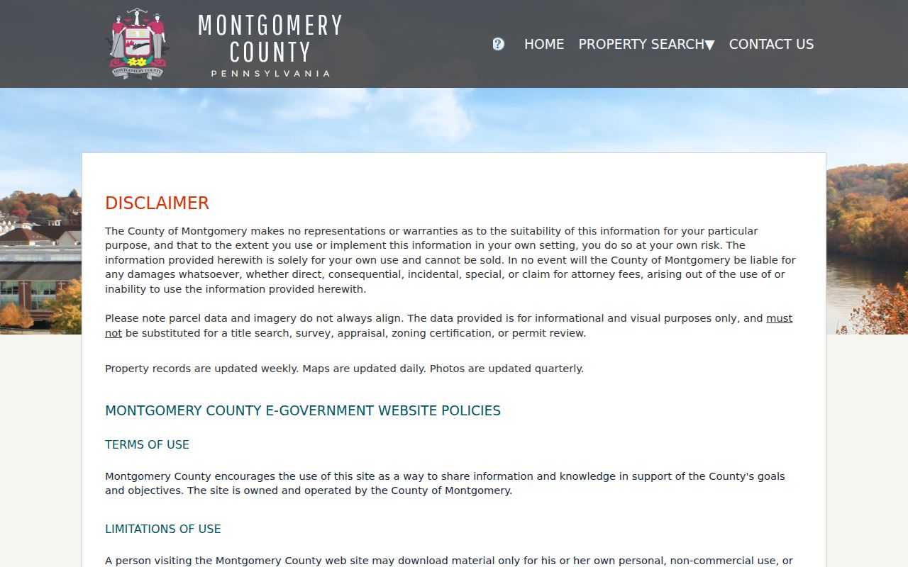 Pottstown street directory Montgomery County address search route